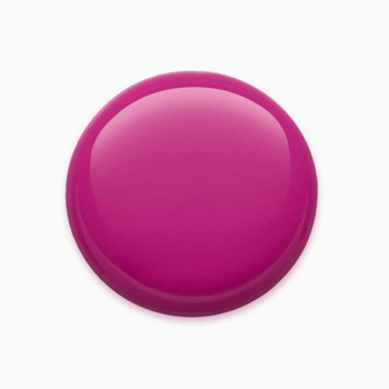 Lakier Catrice GEL AFFAIR 49 Flirt Frequency, fuksjowa próbka z błyszczącym, żelowym wykończeniem.