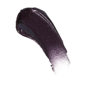 Swatch pomadki Revolution Star Blur Midnight Eclipse. Ciemnofioletowy, kremowy kolor z iskrzącymi drobinkami.