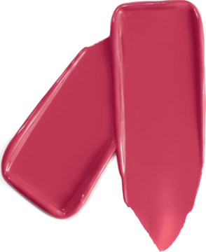 Szminka Maybelline New York Maybe It's. Dwie satynowe smugi w intensywnym różu, na białym tle.