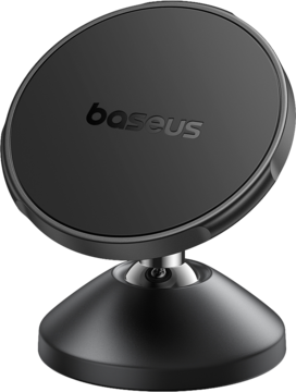 Magnetyczny uchwyt Baseus GoTrip DC1 Small Ears Vertical, czarny, do montażu na desce rozdzielczej.