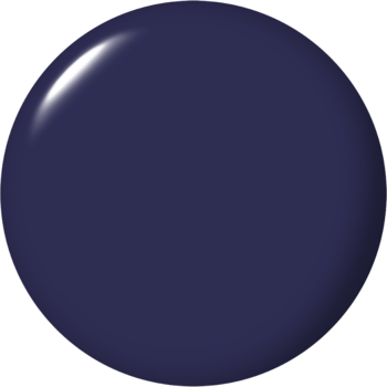 Ciemnoniebieski, błyszczący lakier do paznokci OPI Havin’ a Candy Ol’ Time, widok z góry, z połyskiem.