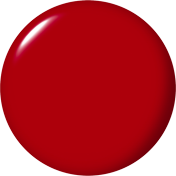 Zbliżenie na gładką, lśniącą kroplę lakieru OPI Red Velvet Vixen w głębokiej, aksamitnej czerwieni.