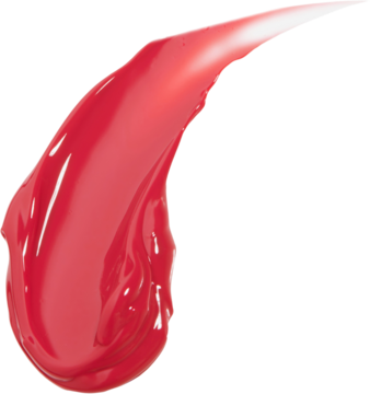 Dynamiczna smuga błyszczącego tintu do ust I’m Meme Lip Silhouette Gloss Tint w odcieniu Minimal Pink, z efektem szklanego połysku.