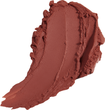 Kremowy swatch I’m Meme Lip Silhouette Matte Velvet Tint Antique Beige, matowy, z widocznymi pociągnięciami.