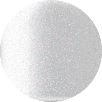 Okrągły swatch lakieru do paznokci MAKE-UP NAIL, jasny, półtransparentny z delikatnym perłowym połyskiem.