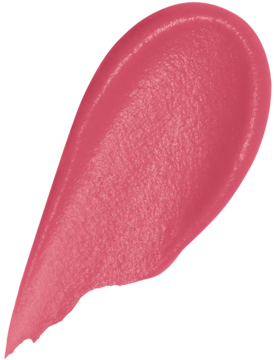 Matujący balsam do ust NYX The Simpsons Smarty Pink, różowy swatch o miękkim, matowym wykończeniu.