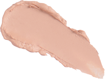 Kremowy swatch podkładu Skin Silk Glow Tint, jasny beżowo-brzoskwiniowy, z widoczną teksturą, dla naturalnego blasku.