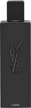 Męskie perfumy Yves Saint Laurent Myslf LE PARFUM w czarnym matowym flakonie z tłoczonym logo YSL.