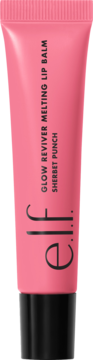 Różowy balsam do ust e.l.f. Glow Reviver Melting Sherbet Punch w tubce, nawilżający, widok z przodu.