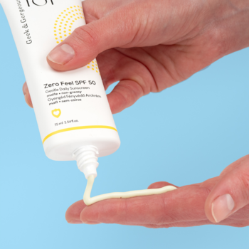 GEEK & GORGEOUS Zero Feel ,krem do twarzy, przeciwsłoneczny, SPF 50,kompozycja-1