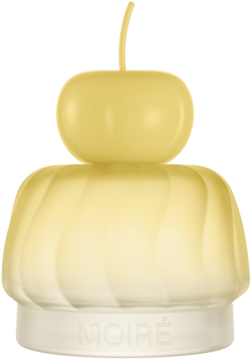 Woda perfumowana Lemonude Citric Creamy, jasnożółty flakon, kremowy deser z jabłkiem, cytrusowy zapach.