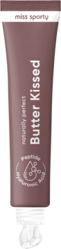Miss Sporty Naturally Perfect Butter Kissed Lip Balm, mauve tubka z widocznym aplikatorem, peptydy, kwas hialuronowy.