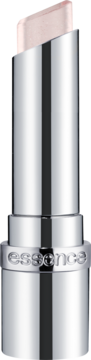 Essence Hydra Kiss 01 Crystal Kiss nawilżający balsam do ust, srebrny sztyft z transparentnym, błyszczącym wkładem.