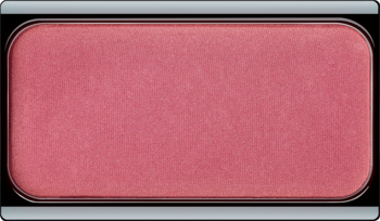 Artdeco Bright Fuchsia Blush, wypiekany róż do policzków, prostokątny wkład wymienny w intensywnym odcieniu różu, widok z góry.