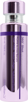 Srebrno-fioletowe serum do twarzy Centellian 24 PDRN Active Serum 360° Shot z Hyper PDRN, widok z przodu.