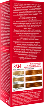 LONDA ,kremowa farba do włosów złocisty rudy 8/34,kompozycja-1