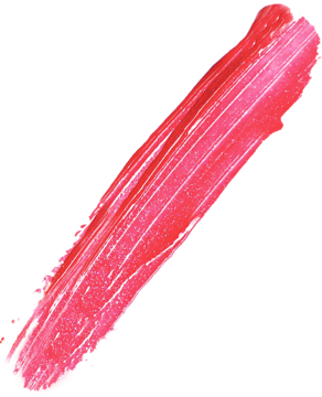 Smuga błyszczyka Alterra Raspberry o naturalnym połysku, jasnofuksjowa, z widocznymi pociągnięciami pędzla.