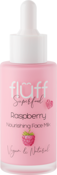 FLUFF Superfood ,mleko do twarzy, odżywcze, Malina,kompozycja-2