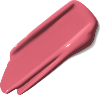 Smuga matowej szminki Maybelline Super Stay Matte Ink w odcieniu koralowego różu na białym tle. Długotrwała pomadka.