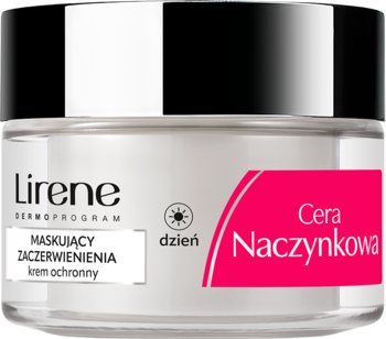 LIRENE Cera Naczynkowa ,krem do twarzy, wyrównujący koloryt, redukujący zaczerwienienia, na dzień,kompozycja-1