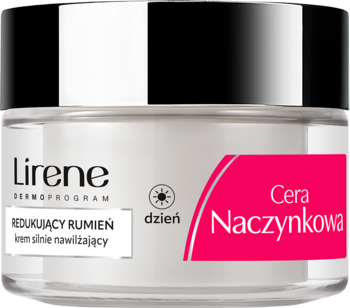 LIRENE Cera Naczynkowa ,krem do twarzy, nawilżający, redukujący zaczerwienienia, na dzień, SPF20,kompozycja-1