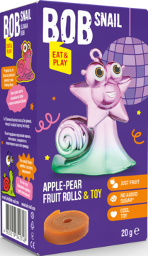 BOB SNAIL Eat & Play ,przekąska owocowa z zabawką,kompozycja-2