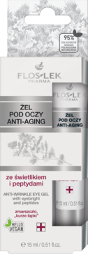FLOSLEK PHARMA ,żel pod oczy, anti-anging, ze świetlikiem i peptydami,kompozycja-1