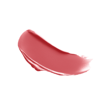 Różowo-czerwony swatch pomadki semi-matte Star Secrets nr 200. Satynowe wykończenie, kremowa konsystencja.