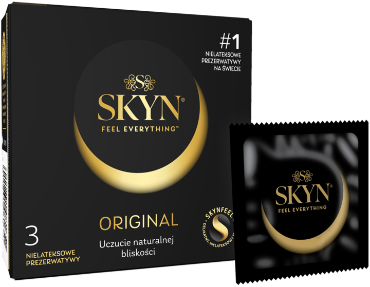 SKYN, Original, prezerwatywy nielateksowe, 3 szt.