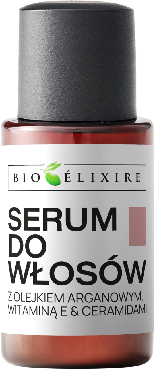 BIOELIXIRE, serum do włosów z olejkiem arganowym, witaminami E i ceramidami, 3w1, 20 ml