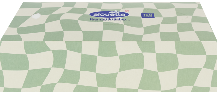 ALOUETTE, chusteczki higieniczne, 2-warstwowe, różne rodzaje, 150 szt.