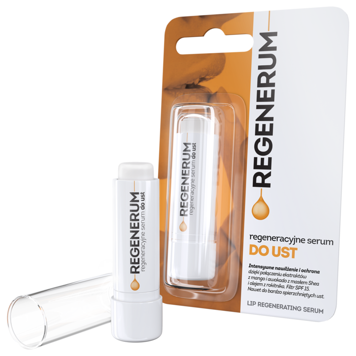 REGENERUM, serum do ust, regeneracyjne, SPF 15, 5 g