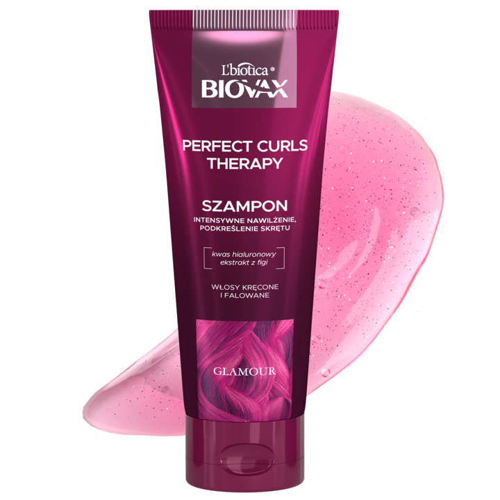 L'BIOTICA BIOVAX, Glamour , szampon do włosów kręconych i falowanych ...