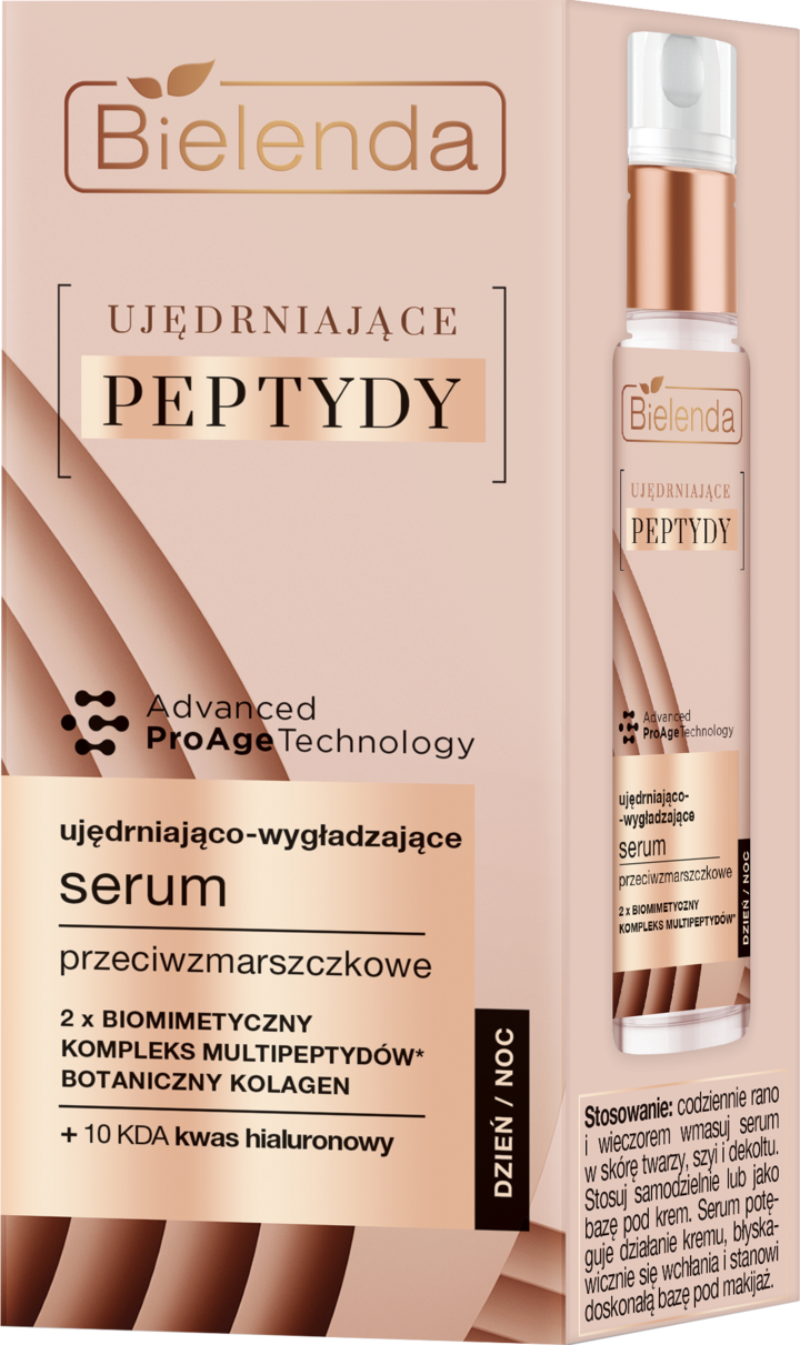 BIELENDA, Peptydy , serum, przeciwzmarszczkowe, ujędrniające, na dzień ...