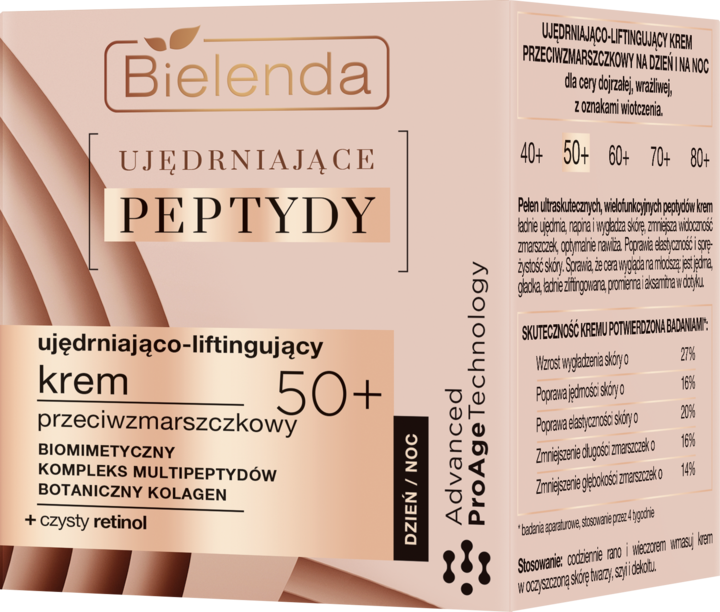 BIELENDA, Peptydy , krem do twarzy, przeciwzmarszczkowy 50 ...