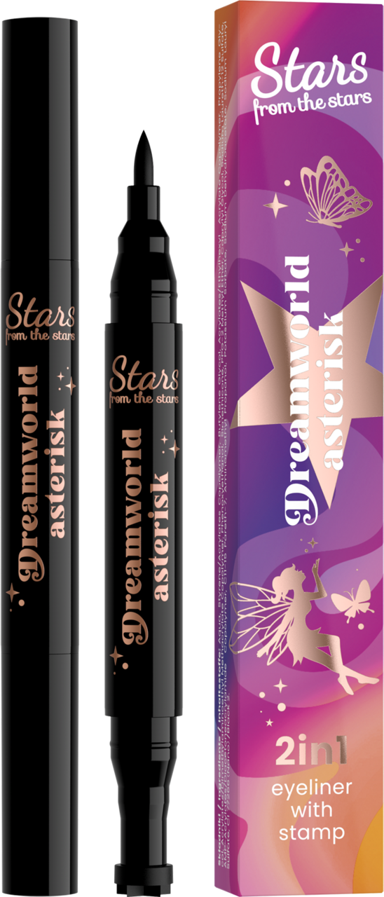 STARS FROM THE STARS, eyeliner, 2w1, ze stempelkiem, 2 g Drogeria