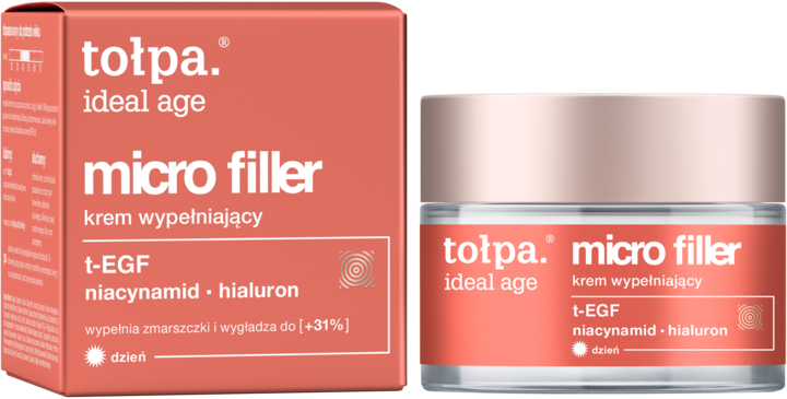 TOŁPA, Ideal Age Micro Filler, krem do twarzy wypełniający na dzień, 50 ml
