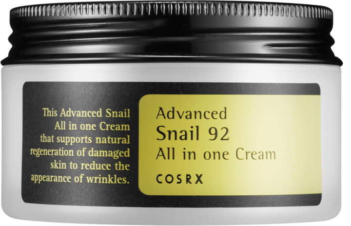 COSRX, Advanced Snail 92, krem do twarzy ze śluzem ślimaka, zmiękczająco-nawilżający, 100 g