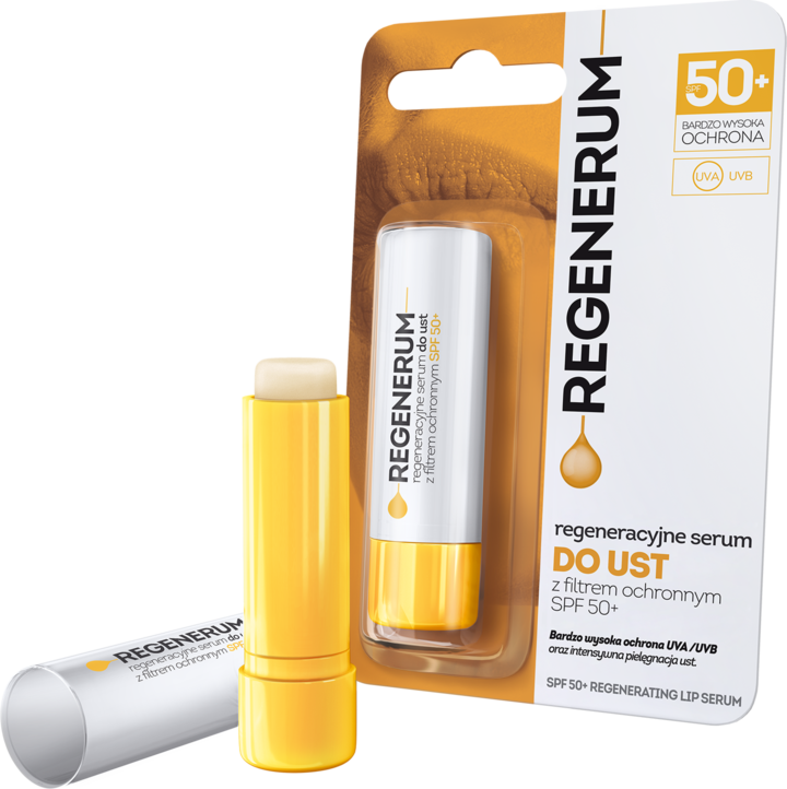 REGENERUM, serum do ust, regeneracyjne, SPF 50+, 5 g