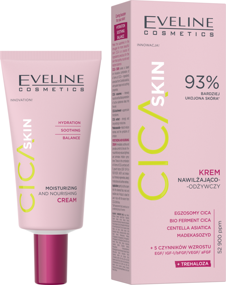 EVELINE COSMETICS, CICAskin, krem do twarzy, nawilżająco-odżywczy, 50 ml