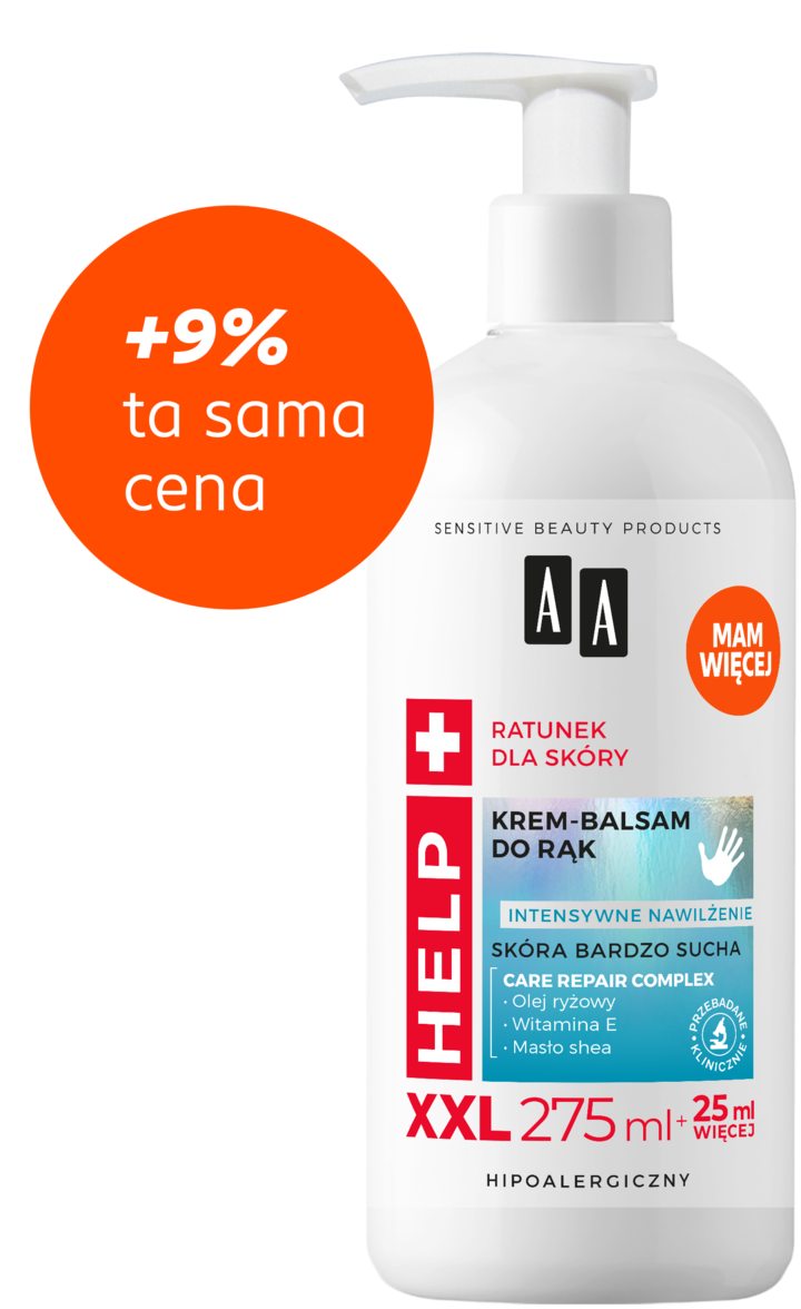 AA, Help, krem-balsam do rąk, XXL, Intensywne nawilżenie, 300 ml