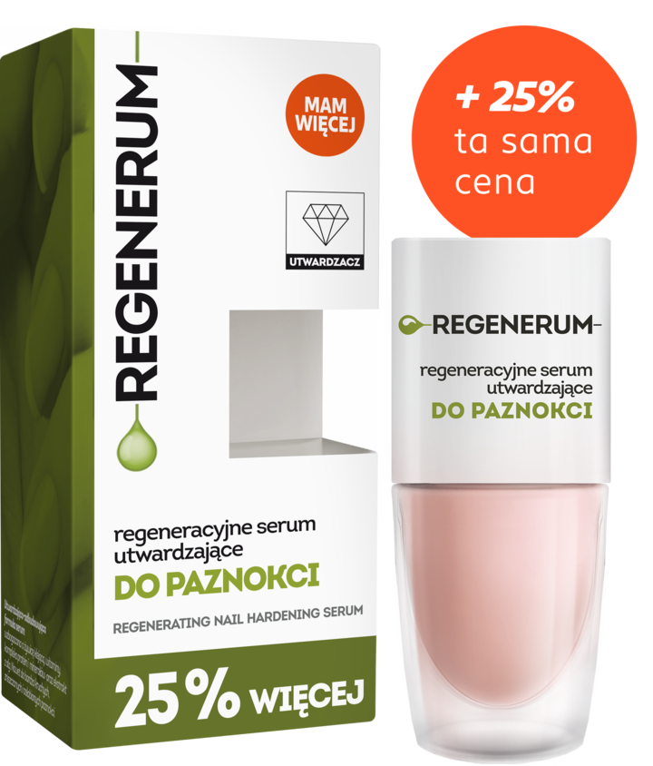 REGENERUM, serum do paznokci, regeneracyjne, utwardzające, w lakierze, 10 ml