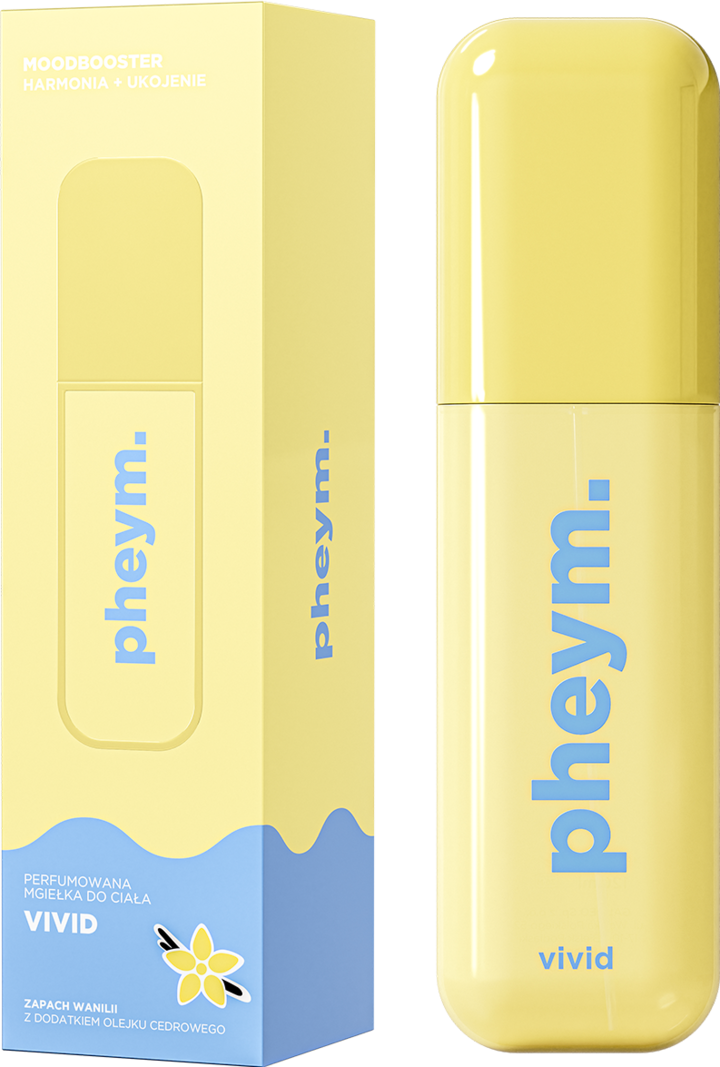 PHEYM., Vivid, mgiełka do ciała dla kobiet, 128 ml