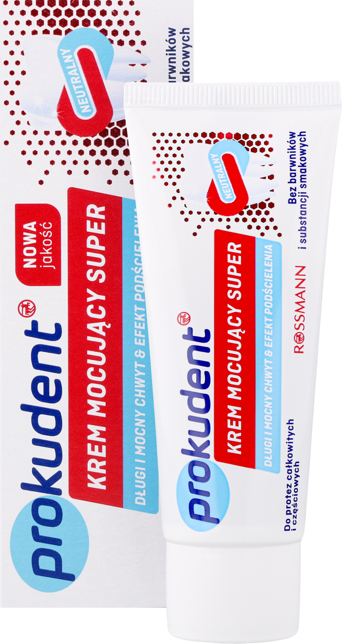 PROKUDENT, krem mocujący do protez zębowych, o smaku neutralnym, 40 g