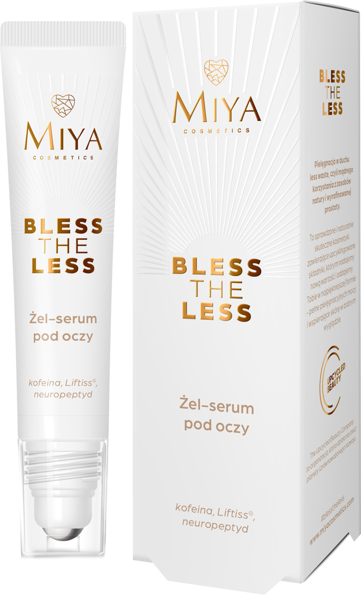 MIYA COSMETICS, Bless The Less , żel-serum pod oczy z kofeiną