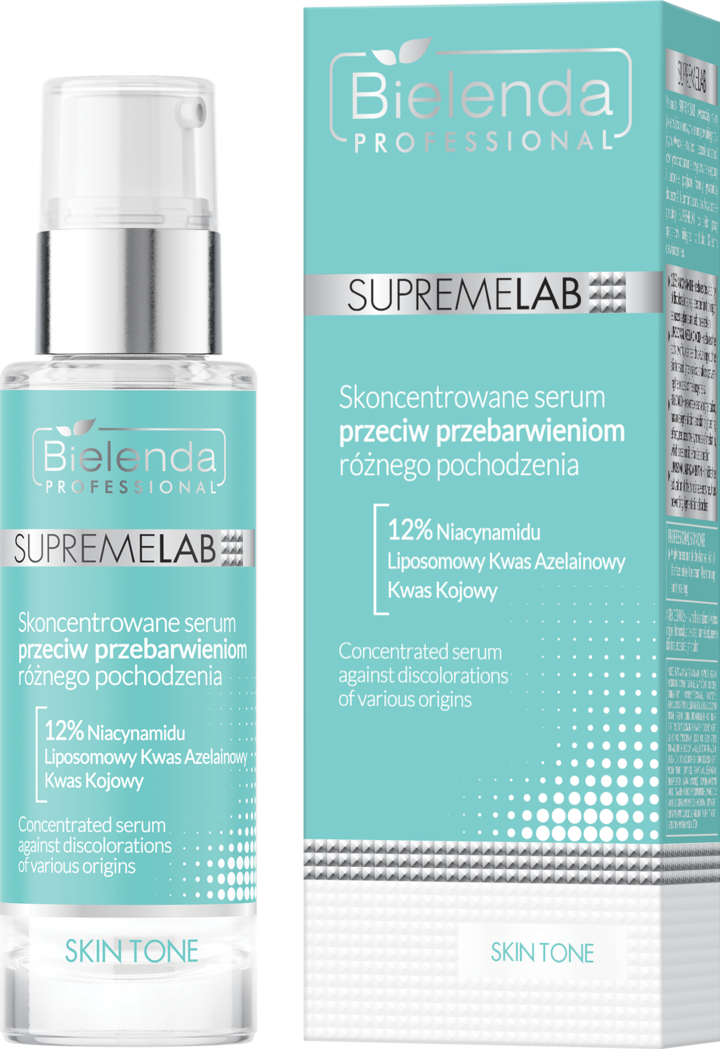 BIELENDA PROFESSIONAL, SupremeLab Skin Tone, serum do twarzy, przeciw przebarwieniom, 30 ml