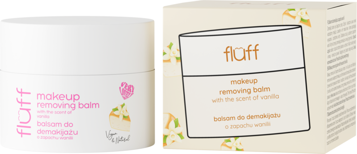 FLUFF, Superfood, balsam do demakijażu, o zapachu wanilii, 50 ml