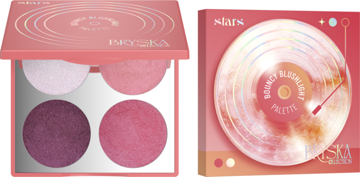 Stars, Bryska Collection , paleta do konturowania, kremowa formuła, 12 ...