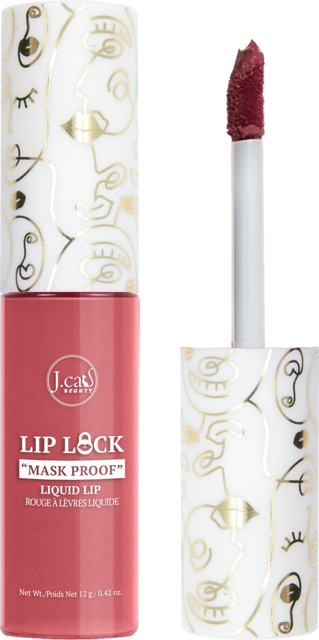 J.CAT BEAUTY, Lip Lock Mask Proof, pomadka do ust, w płynie