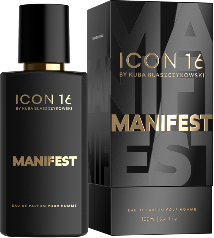 ICON16, by Kuba Błaszczykowski Manifest, woda perfumowana dla mężczyzn, 100 ml